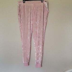 Secret Treasures Rose Blush Velvet Pants